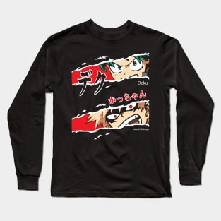 Deku X Bakugo Anime Fanart Long Sleeve T-Shirt